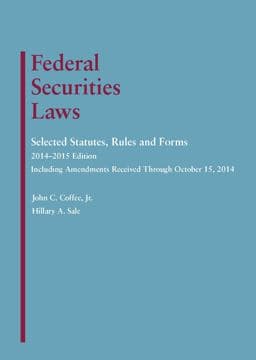 Federal Securities Laws 9781628100778