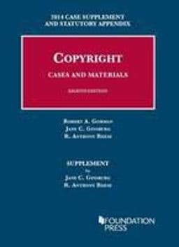 Copyright, 8th, 2014 Case Supplement and Statutory Appendix 9781628100976