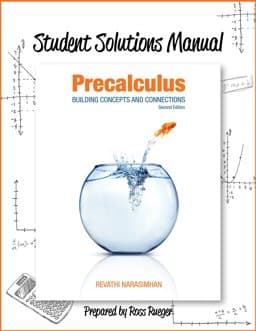 Student Solutions Manual for Precalculus 9781630980412