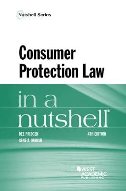 Consumer Protection Law in a Nutshell 9781634604710