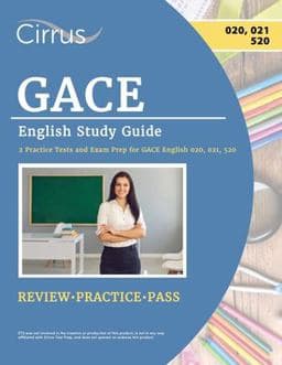 GACE English Study Guide 9781637985465