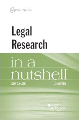 Legal Research in a Nutshell 9781640208049