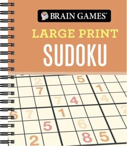 Brain Games Large Print Sudoku 9781640300958