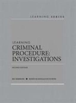Learning Criminal Procedure 9781642424225