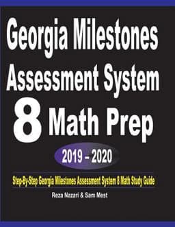 Georgia Milestones Assessment System 8 Math Prep 2019 - 2020 9781646120482