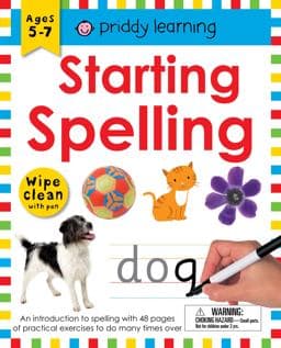 Wipe Clean Workbook: Starting Spelling 9781684490844