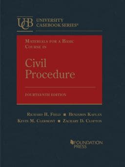 Materials for a Basic Course in Civil Procedure 9781685616052
