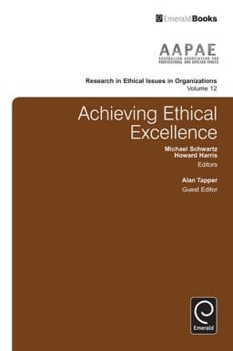 Achieving Ethical Excellence 9781784412456