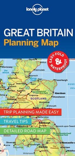Lonely Planet Great Britain Planning Map 9781786579058