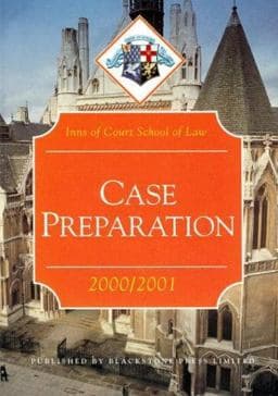 Case Preparation, 2000-2001 9781841740614
