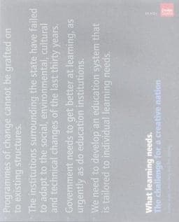 What Learning Needs 9781841801001