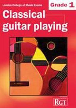 Grade 1 LCM Exams Classical Guitar Playing 9781905908110