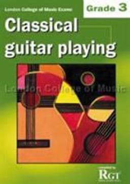 Grade 3 LCM Exams Classical Guitar Playing 9781905908134