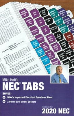 Mike Holt's Electrical 2020 Code Tabs 9781950431311