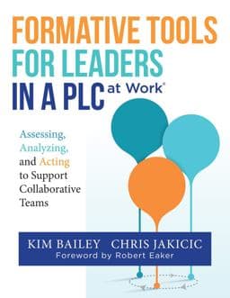 Formative Tools for Leaders in a PLC at WorkⓇ 9781951075859