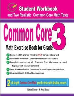 Common Core Math Exercise Book for Grade 3 9781970036466