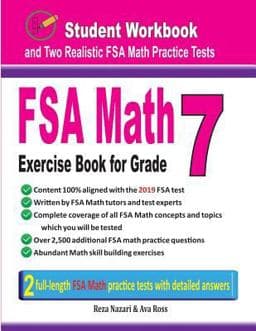 FSA Math Exercise Book for Grade 7 9781970036565
