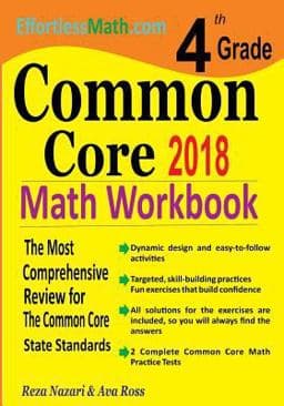 4th Grade Common Core Math Workbook 9781986177207