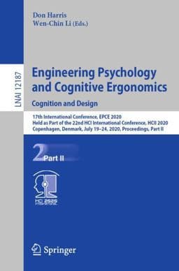 Engineering Psychology and Cognitive Ergonomics. Cognition and Design 9783030491826