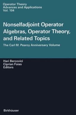 Nonselfadjoint Operator Algebras, Operator Theory, and Related Topics 9783034887793