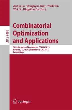 Combinatorial Optimization and Applications 9783319266268