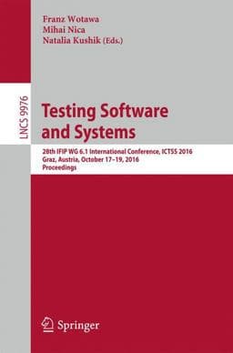 Testing Software and Systems 9783319474434