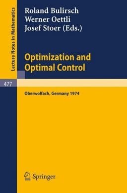 Optimization and Optimal Control 9783540073932
