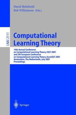 Computational Learning Theory 9783540423430