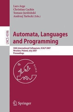 Automata, Languages and Programming 9783540734192