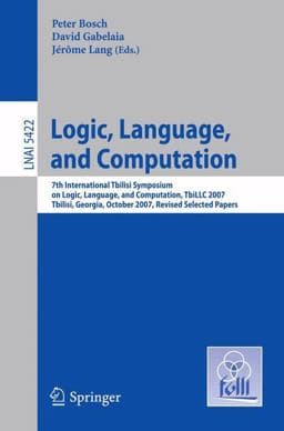 Logic, Language, and Computation 9783642006654