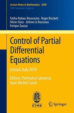Control of Partial Differential Equations 9783642278938