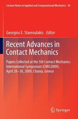 Recent Advances in Contact Mechanics 9783642339684