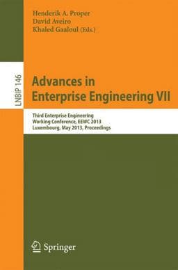 Advances in Enterprise Engineering VII 9783642381171
