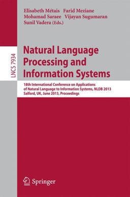 Natural Language Processing and Information Systems 9783642388248