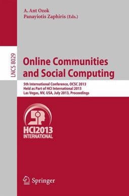 Online Communities and Social Computing 9783642393709