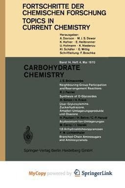 Carbohydrate Chemistry 9783662213223