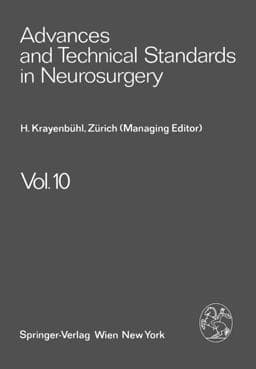 Advances and Technical Standards in Neurosurgery 9783709170298