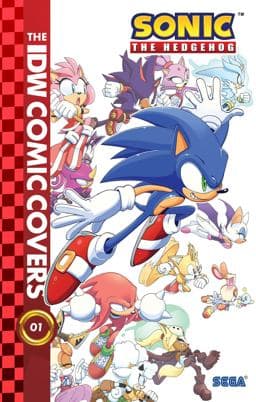 Sonic the Hedgehog: the IDW Comic Covers, Vol. 1 9798887243689